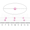 304 Stainless Steel & Dyed Shell Handmade Round Beads Chain CHS-H028-04A-01-2