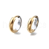 304 Stainless Steel Hoop Earrings EJEW-Z123-01B-GP-4
