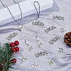 SUPERFINDINGS 60Pcs 2 Styles Christmas Themed Tibetan Style Alloy Pendants FIND-FH0010-20-5