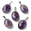 Natural Amethyst Pendants G-E603-03P-02-1