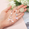 Globleland 2Pcs 2 Styles Alloy and Acrylic Mobile Straps AJEW-GL0002-68-3