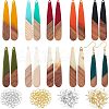 Olycraft DIY Teardrop Dangle Earring Making Kits DIY-OC0006-32-1