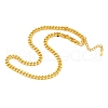 304 Stainless Steel Cuban Link Chain Necklaces for Women Men NJEW-G161-02G-4