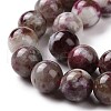 Natural Plum Blossom Tourmaline Beads Strands G-P477-01B-01-4