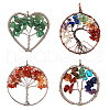 SUNNYCLUE Natural Gemstone Pendants G-SC0001-06-1