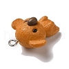 Opaque Resin Animal Pendants RESI-O014-01A-3