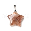 Natural Mixed Gemstone Pendants G-I319-04P-C-3