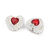 Polymer Clay Glass Rhinestone Beads CLAY-NH0001-13B-2