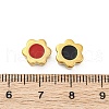 304 Stainless Steel Enamel Beads STAS-B085-03G-3
