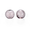 Transparent Handmade Blown Glass Globe Beads GLAA-T012-33A-2