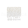 AHADERMAKER 300Pcs 3 Styles Imitation Pearl Acrylic Beads OACR-GA0001-20-9