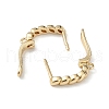 Brass Hoop Earring Findings ZIRC-L097-057G-3