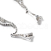 Alloy Rhinestone Hair Chain OHAR-M044-02A-S-3