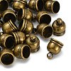 Brass Cord Ends KK-D217-10x8-AB-NF-1