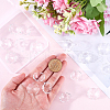 SOFPLATE 20Pcs Glass Bead Cone for Wind Chimes Making GLAA-SP0001-02-3