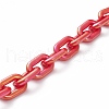 Handmade Opaque Acrylic Cable Chains AJEW-JB00853-03-1