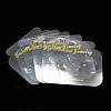 Plastic Hair Tie Display Cards CDIS-R034-57-1
