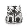 304 Stainless Steel European Beads STAS-G256-28AS-1