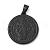 Ion Plating(IP) 304 Stainless Steel Pendants STAS-A053-24B-B-1