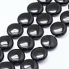 Natural Black Onyx Beads Strands G-E469-09-4mm-1