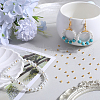 SUNNYCLUE 50Pcs Rack Plating Brass Beads KK-SC0005-14-4