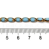 Electroplate Glass Beads Strands EGLA-P061-02A-10-4