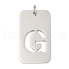 304 Stainless Steel Pendants STAS-M115-01P-G-1