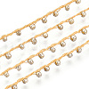 Plated Seed Beads Cords OCOR-R039-J03-1