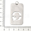 304 Stainless Steel Pendants STAS-M115-01P-Q-3