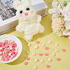  100Pcs 2 Colors Opaque Resin Decoden Cabochons RESI-NB0002-11-4