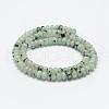 Natural Sesame Jasper/Kiwi Jasper Beads Strands G-G665-03-6x4mm-2