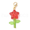 Flower Pendant Decorations HJEW-JM03272-02-3