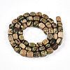 Natural Verdite Stone Beads Strands G-N346-04A-06-3