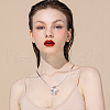 CHGCRAFT 304 Stainless Steel Snake Chain Necklaces NJEW-CA0001-02-6