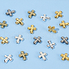 HOBBIESAY 120Pcs 6 Colors Tibetan Style Alloy Beads FIND-HY0003-59-4