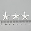 Starfish Brass Pendants X-KK-L134-11S-3
