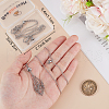 Beebeecraft 2Pcs 304 Stainless Steel Macrame Pouch Necklace Making for Gemstone Nuggets NJEW-BBC0001-27A-3