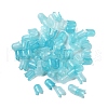 Transparent Acrylic Beads Caps OACR-B022-01C-1