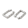 Non-Tarnish 304 Stainless Steel Hoop Earrings for Women EJEW-Z026-26P-2