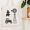 Self-Adhesive Silk Screen Printing Stencil DIY-WH0338-004-4
