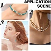 ARRICRAFT DIY Sea Aniaml Synthetic Turquoise  Alloy Earrings/Bracelets Making Kits DIY-AR0004-12-6