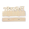 Natural Wood Display Decorations DJEW-O001-07-3