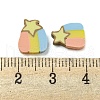 Handmade Polymer Clay Beads CLAY-P003-02-3