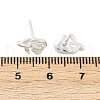 S925 Sterling Silver Stud Earrings EJEW-V019-03S-5
