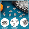 DICOSMETIC 50Pcs Tibetan Style Alloy Charms TIBE-DC0001-01-4