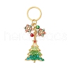 Alloy Christmas Tree Keychains KEYC-JKC00972-4