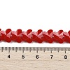 Opaque Color Glass Beads Strands EGLA-L045-I-B02-4