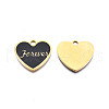 201 Stainless Steel Enamel Pendants STAS-Q238-037G-2