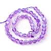 Synthetic Moonstone Beads Strands G-R375-8mm-A09-2