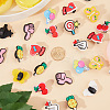 Gorgecraft 27Pcs 9 Style PVC Plastic Shoelace Buckle Clips AJEW-GF0007-21-3